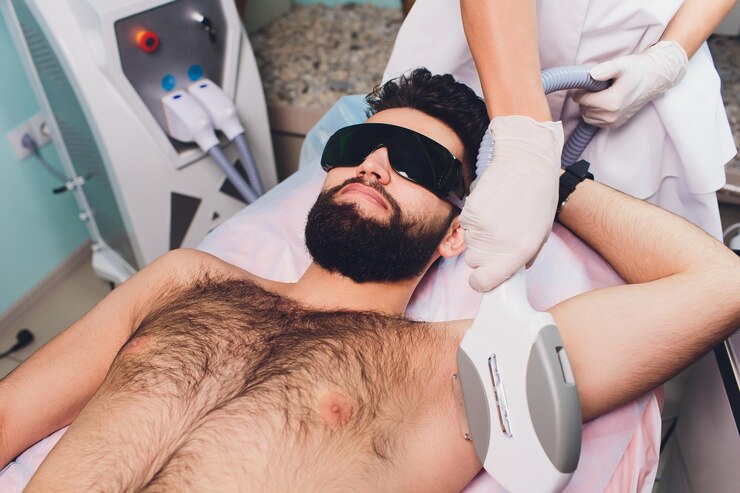 لیزر موهای زائد آقایان و خانمها